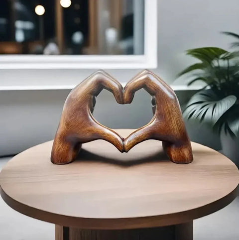 Heart Hands Ornament – Love Symbol Home Decor & Gift