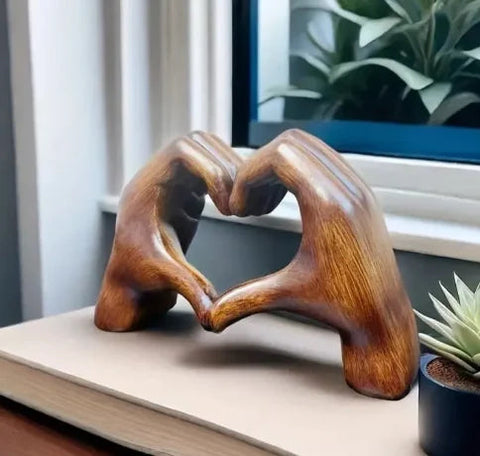 Heart Hands Ornament – Love Symbol Home Decor & Gift