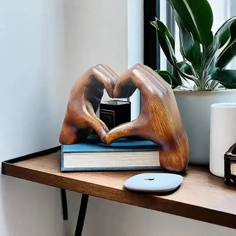 Heart Hands Ornament – Love Symbol Home Decor & Gift