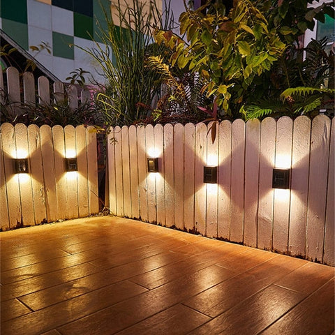 Solar Outdoor Wall Lamp | Energy Efficient Patio Light