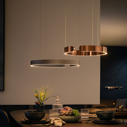 Ring Pendant Light – Modern Circular Ceiling Lamp