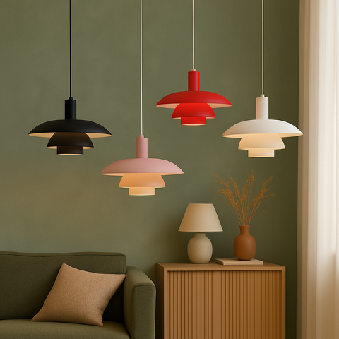 Danish Pendant Light – Scandinavian Minimalist Hanging Ceiling Lamp