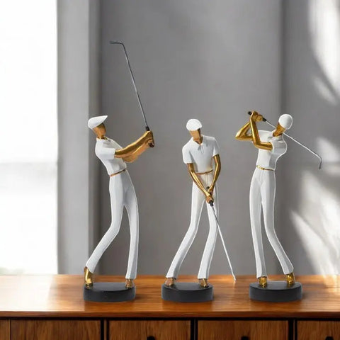 Golf Swing Sculpture – Kelly Style Decorative Figurine