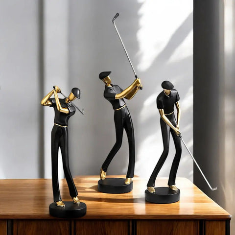 Golf Swing Sculpture – Kelly Style Decorative Figurine