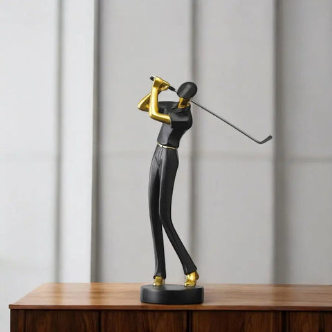 Golf Swing Sculpture – Kelly Style Decorative Figurine