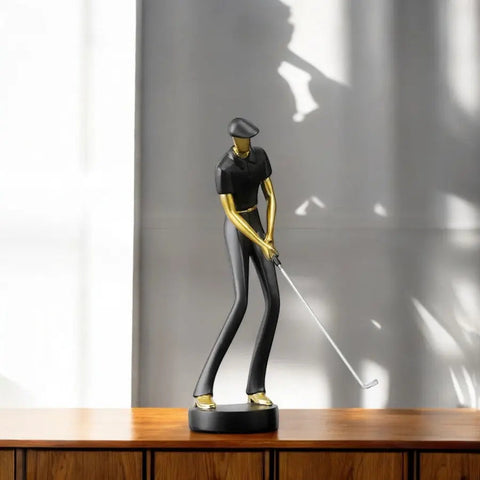 Golf Swing Sculpture – Kelly Style Decorative Figurine