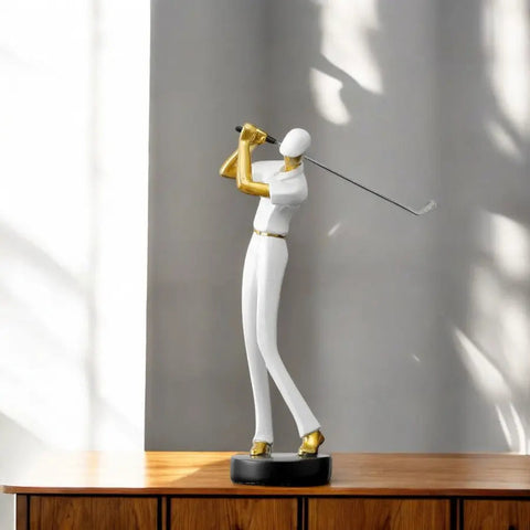 Golf Swing Sculpture – Kelly Style Decorative Figurine