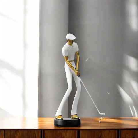 Golf Swing Sculpture – Kelly Style Decorative Figurine