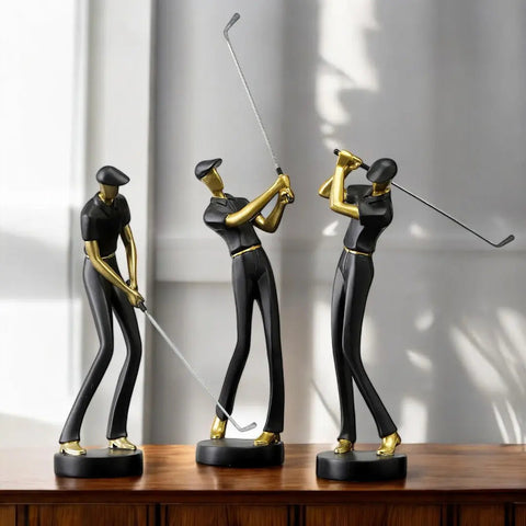 Golf Swing Sculpture – Kelly Style Decorative Figurine
