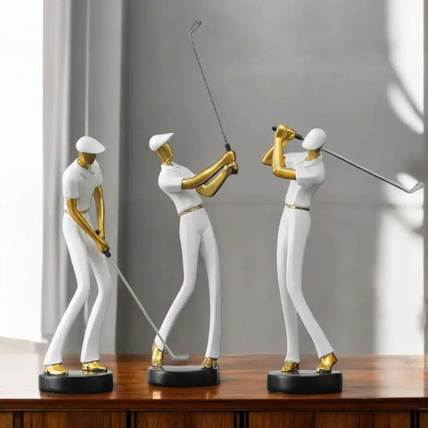 Golf Swing Sculpture – Kelly Style Decorative Figurine