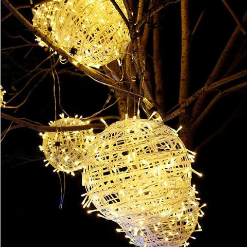 Outdoor LED Garden Ball Lights | Hanging Spheres
