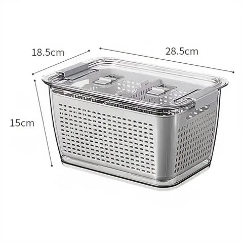 Multifunctional Large Capacity Fridge Storage Basket