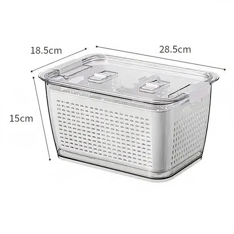 Multifunctional Large Capacity Fridge Storage Basket