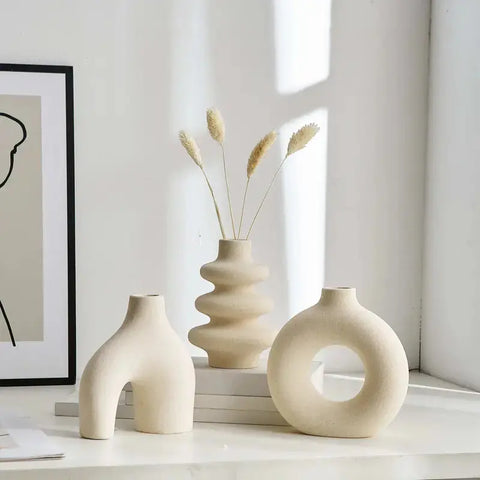 Luna Boho Ceramic Vase Set