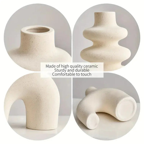 Luna Boho Ceramic Vase Set