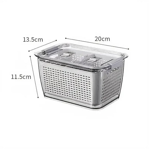 Multifunctional Large Capacity Fridge Storage Basket