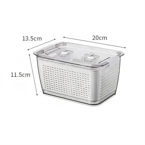 Multifunctional Large Capacity Fridge Storage Basket