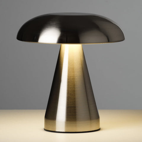 Mid-Century Modern LED Table Lamp – USB Rechargeable Metal Desk Lamp