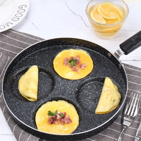 Logan Nonstick Breakfast Pan – Multi-Cup Egg & Pancake Skillet