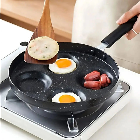 Logan Nonstick Breakfast Pan – Multi-Cup Egg & Pancake Skillet