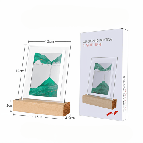 3DFlow Night Light – Creative Quicksand Art Frame Lamp