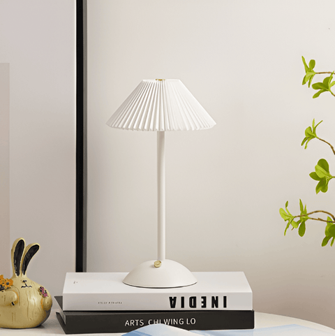 AluBrite – Rechargeable Aluminium LED Umbrella Lamp with Touch Dimmer