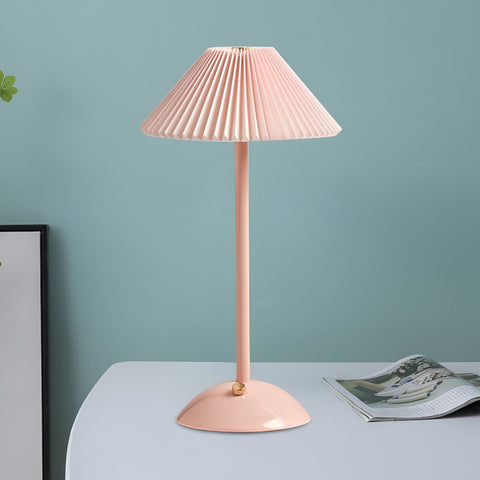 AluBrite – Rechargeable Aluminium LED Umbrella Lamp with Touch Dimmer