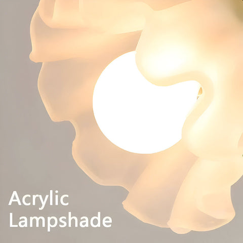 French Antique-Style Table Lamp – Decorative Flower Design Lamp for Bedroom & Living Room