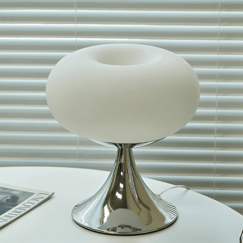 Apple LED Lamp – Curvy Macaron Glass Table Lamp