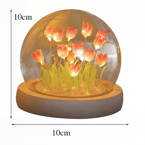 ArtifiTulip LED Table Lamp – DIY Flower Night Light with Tulip Design