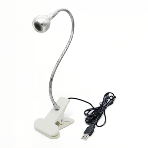 ClipNGlow Desk Lamp – 360° Rotatable, USB-Powered, Flexible Reading & Study Light