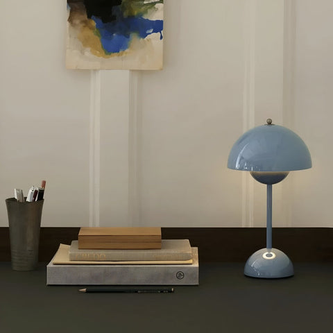 Elegant Glow – Modern Touch LED Table Lamp with Mushroom Design