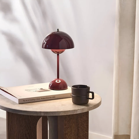Elegant Glow – Modern Touch LED Table Lamp with Mushroom Design