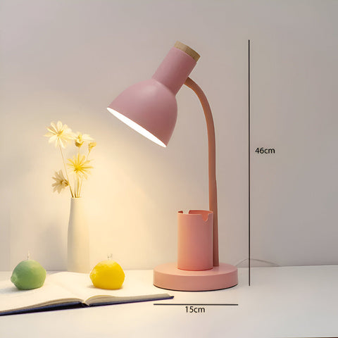 Nordic LED Table Lamp with Pen Holder – Eye-Friendly Desk Light