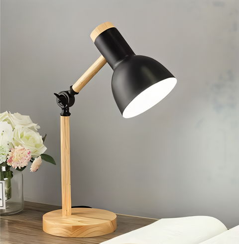 Nordelux Macaron LED Adjustable Desk Lamp – Colorful Wooden Study & Reading Lamp