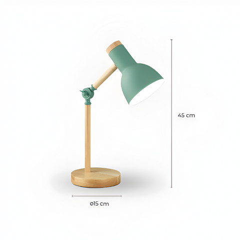 Nordelux Macaron LED Adjustable Desk Lamp – Colorful Wooden Study & Reading Lamp