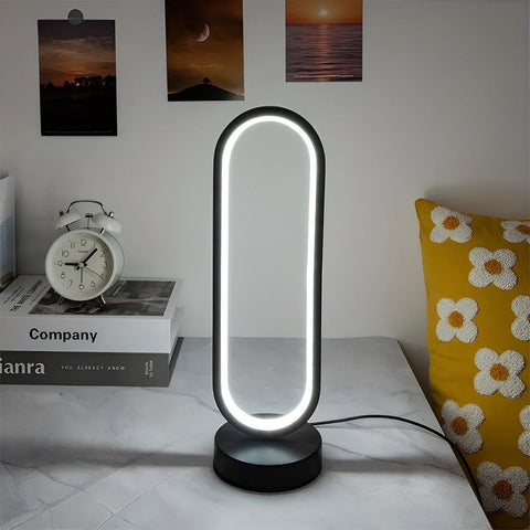 Oval Table Lamp – Dimmable Flicker-Free LED Light
