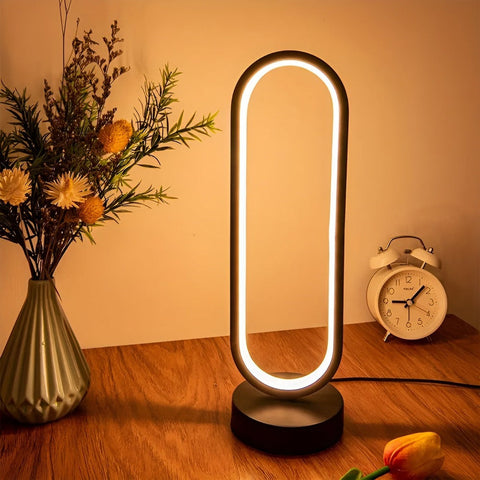 Oval Table Lamp – Dimmable Flicker-Free LED Light
