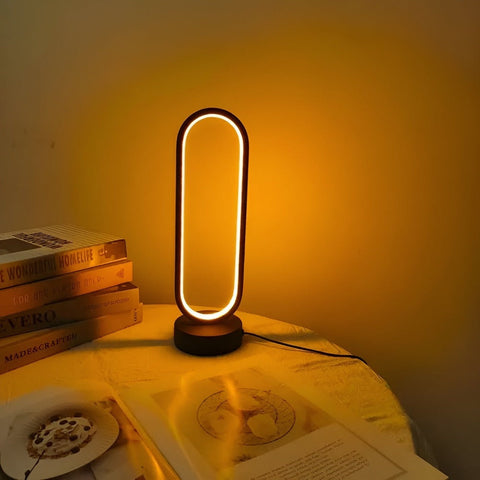 Oval Table Lamp – Dimmable Flicker-Free LED Light