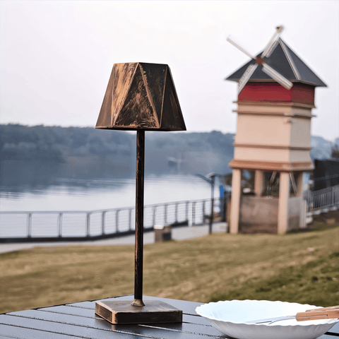 Portable Rechargeable Table Lamp – Dimmable Vintage LED Light