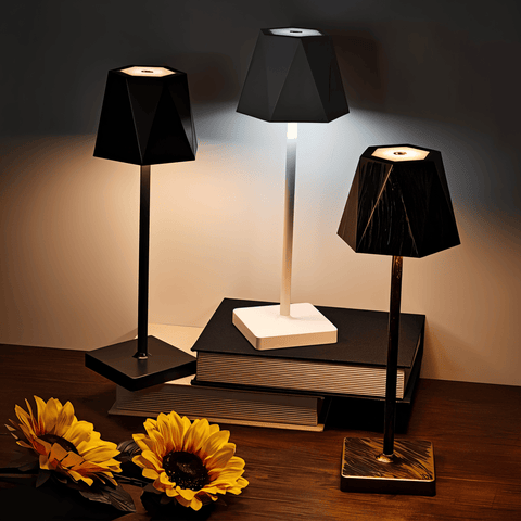 Portable Rechargeable Table Lamp – Dimmable Vintage LED Light