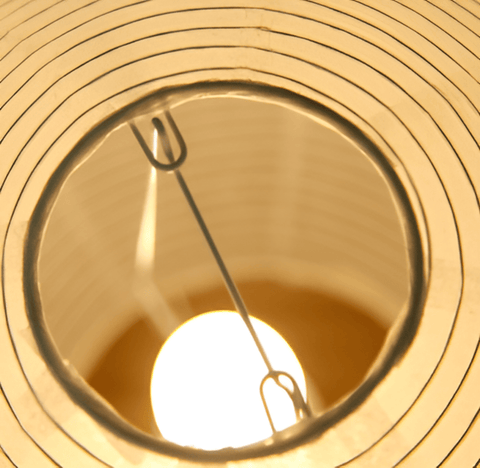 RetroChic Lamp – Japanese Rice Paper Light with Elegant Design