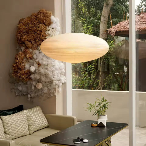 Paper Lantern Pendant Ceiling Light – Modern Japanese Design