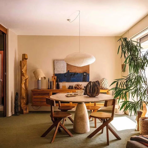 Paper Lantern Pendant Ceiling Light – Modern Japanese Design