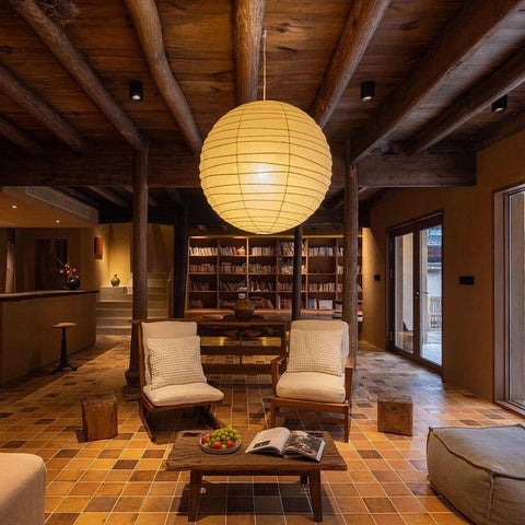 Globe Lantern Pendant Light | Living Room & Bedroom