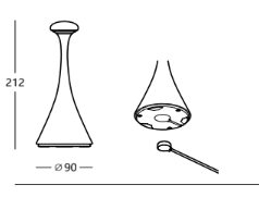Pinup Mini – Minimalist Table & Bedside Lamp