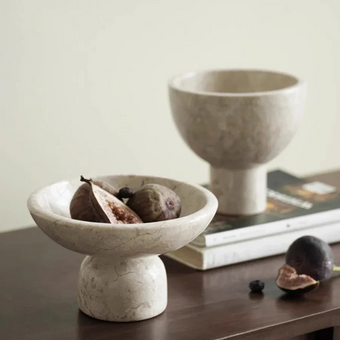Decorative Marble Trays & Bowls – French Light Luxury Home Décor in Natural Stone