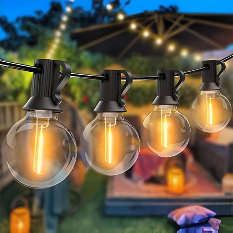 LED Outdoor String Lights – Waterproof Globe Patio Lighting