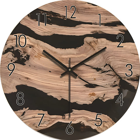 Minimalist Silent Wooden Wall Clock