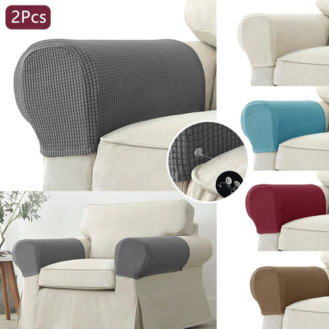 Stretch Armrest Covers – 2 Pc Quilted Waterproof Set